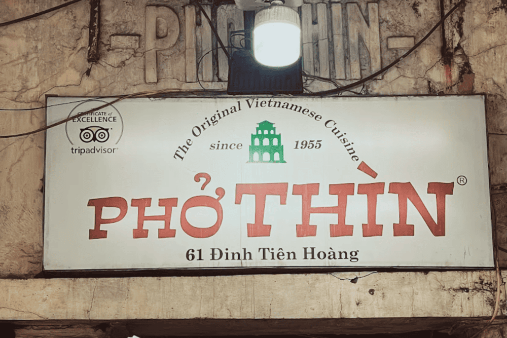 Pho Thin Bo Ho has four locations in Hanoi, allowing easy access to its authentic flavors across the city